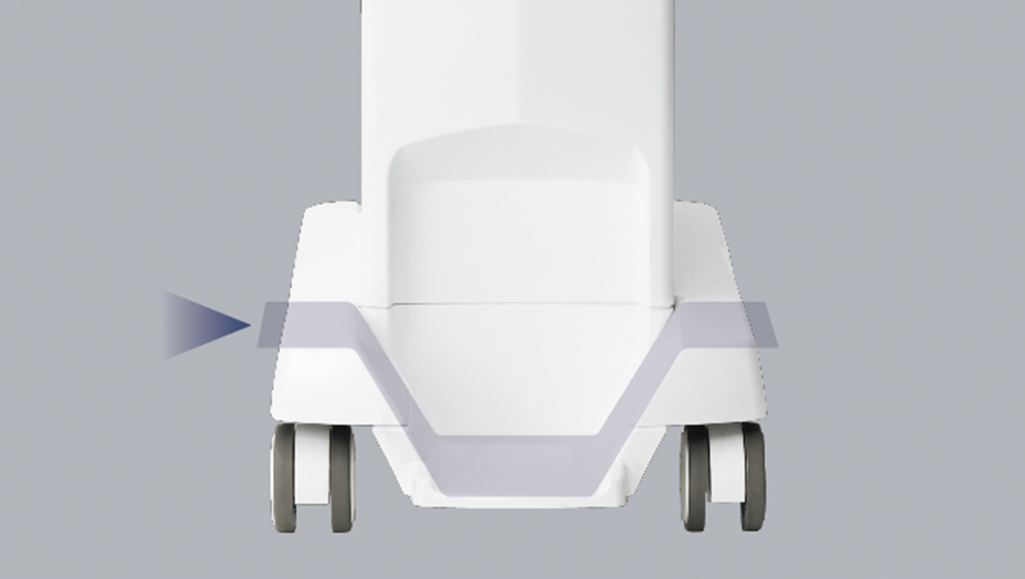 お手入れしやすいフットスイッチ