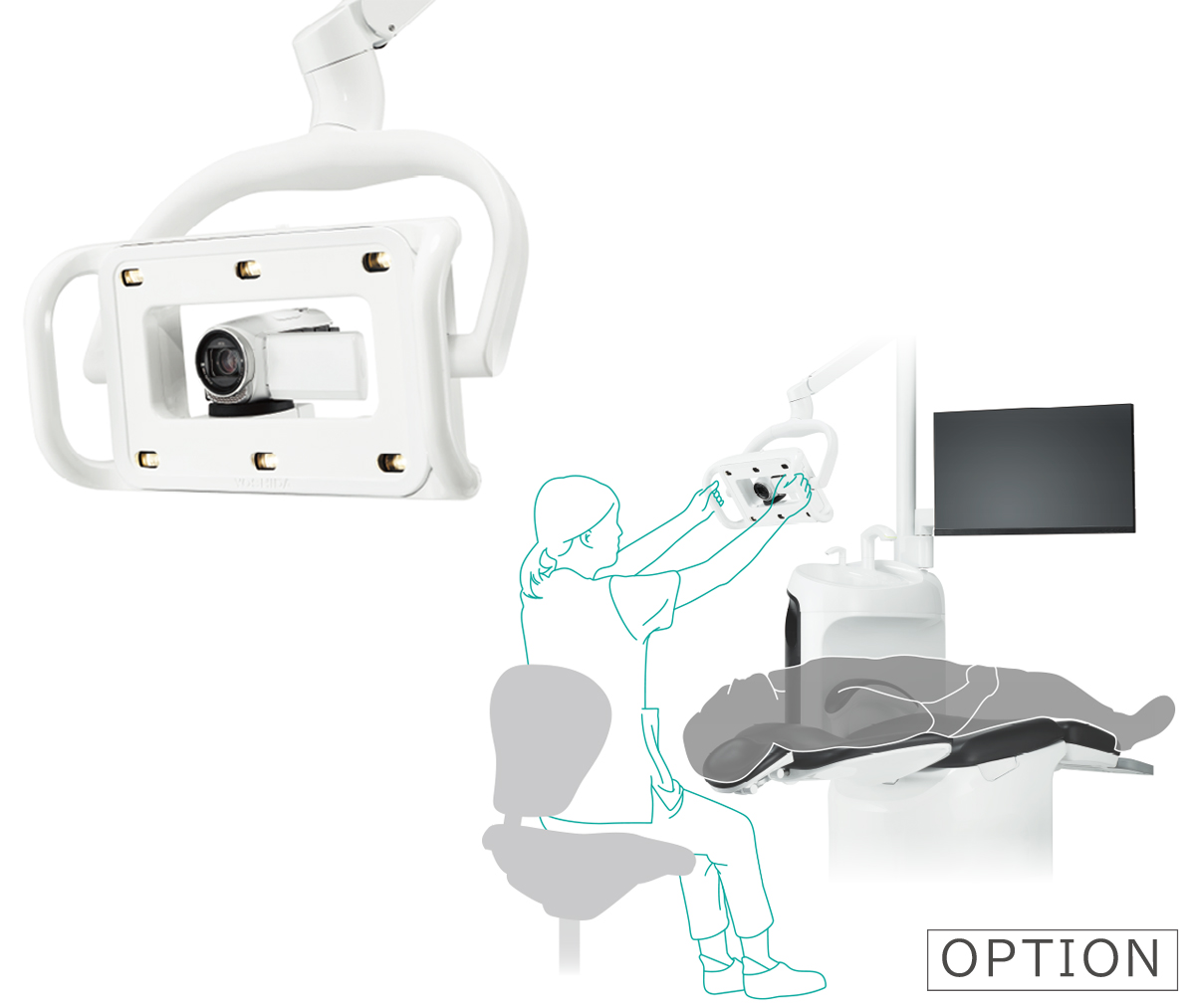 ビデオカメラも搭載可能